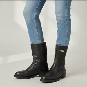 IXS Women's Black Leather 37 Riding Boots